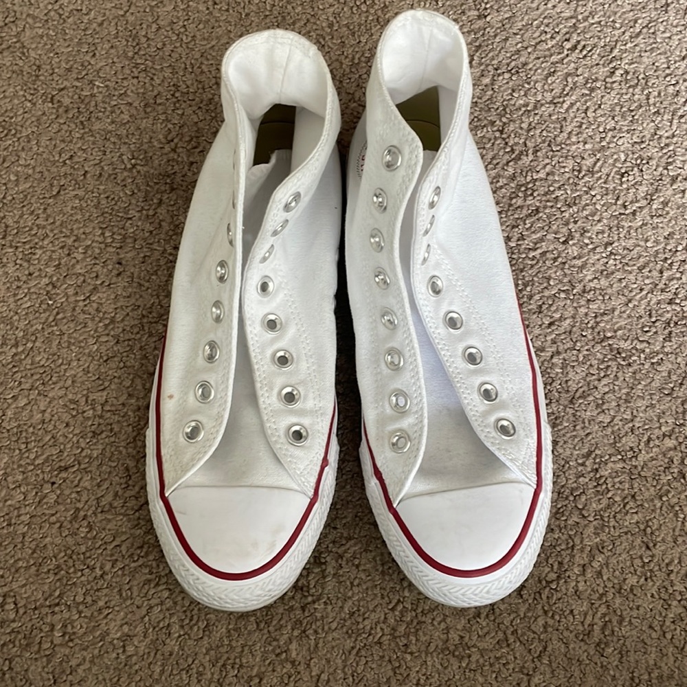 Converse high top sneakers white